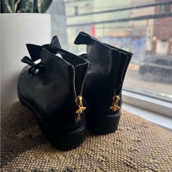 F-troupe Katherine Bow Leather Bootie - 37 (6.5 US) - Picture 3 of 5